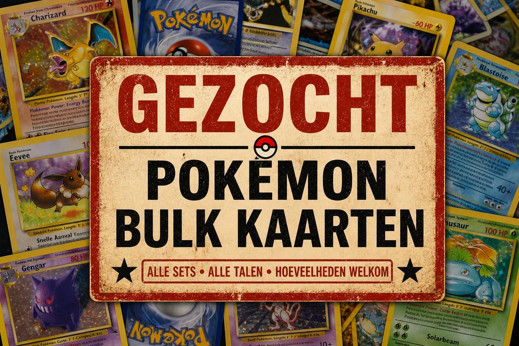 GEZOCHT POKEMON BULK, Tickets en Kaartjes