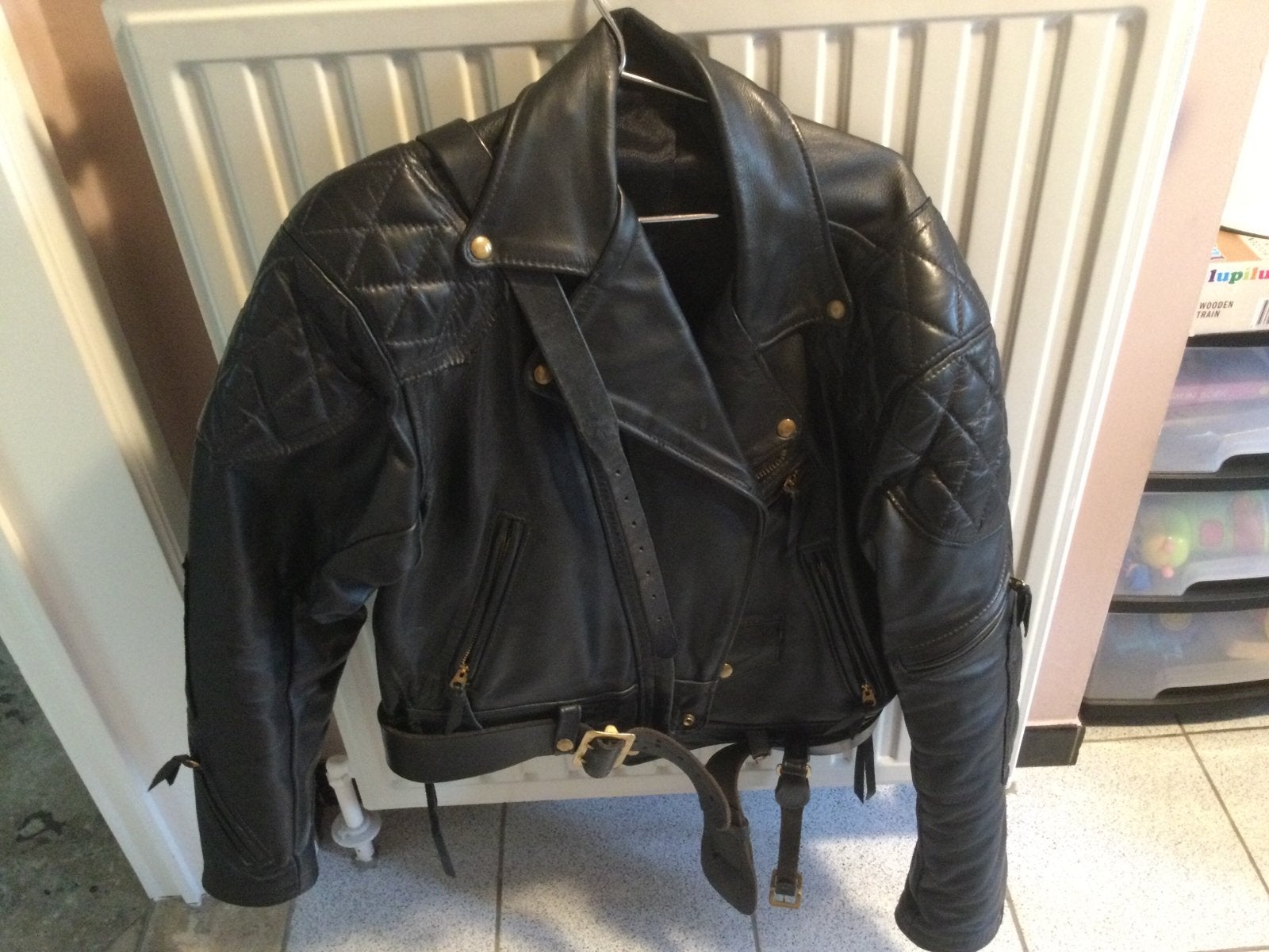Leder jacket 44 Langlitz Leathers Portland Oregon USA, Ophalen of Verzenden, Heren, Jas | leer, Langlitz Leathers Portland Oregon USA