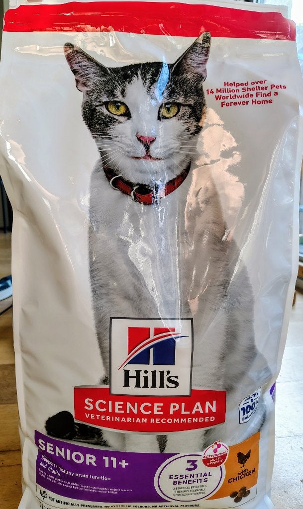 Ongeopende zak Hill's Science Plan Senior 11+ Kip - 7 kg, Dieren en Toebehoren, Ophalen, Kat