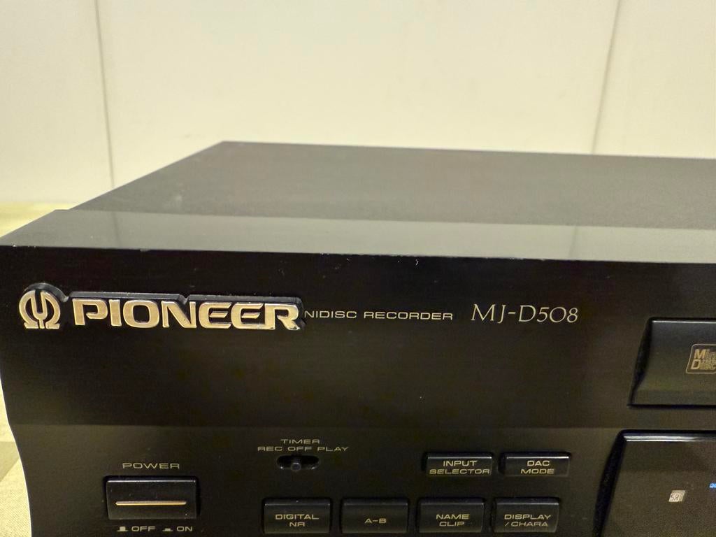 Pioneer MJ-D508 MiniDisc recorder – vintage hifi – perfect, Ophalen of Verzenden