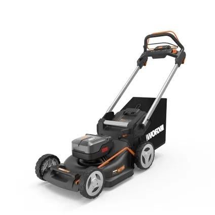 Tondeuse à gazon Worx WG779E 2x20V, Enlèvement ou Envoi, Tondeuses à gazon sur batterie, Tondeuse rotative, Comme neuf