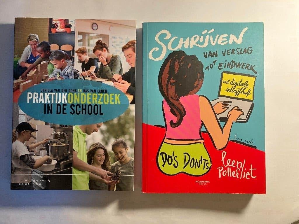 Schrijven van verslag tot eindwerk/praktijkonderzoek school, Boeken, Ophalen, Zo goed als nieuw, Hoger Onderwijs, Leen Pollefliet