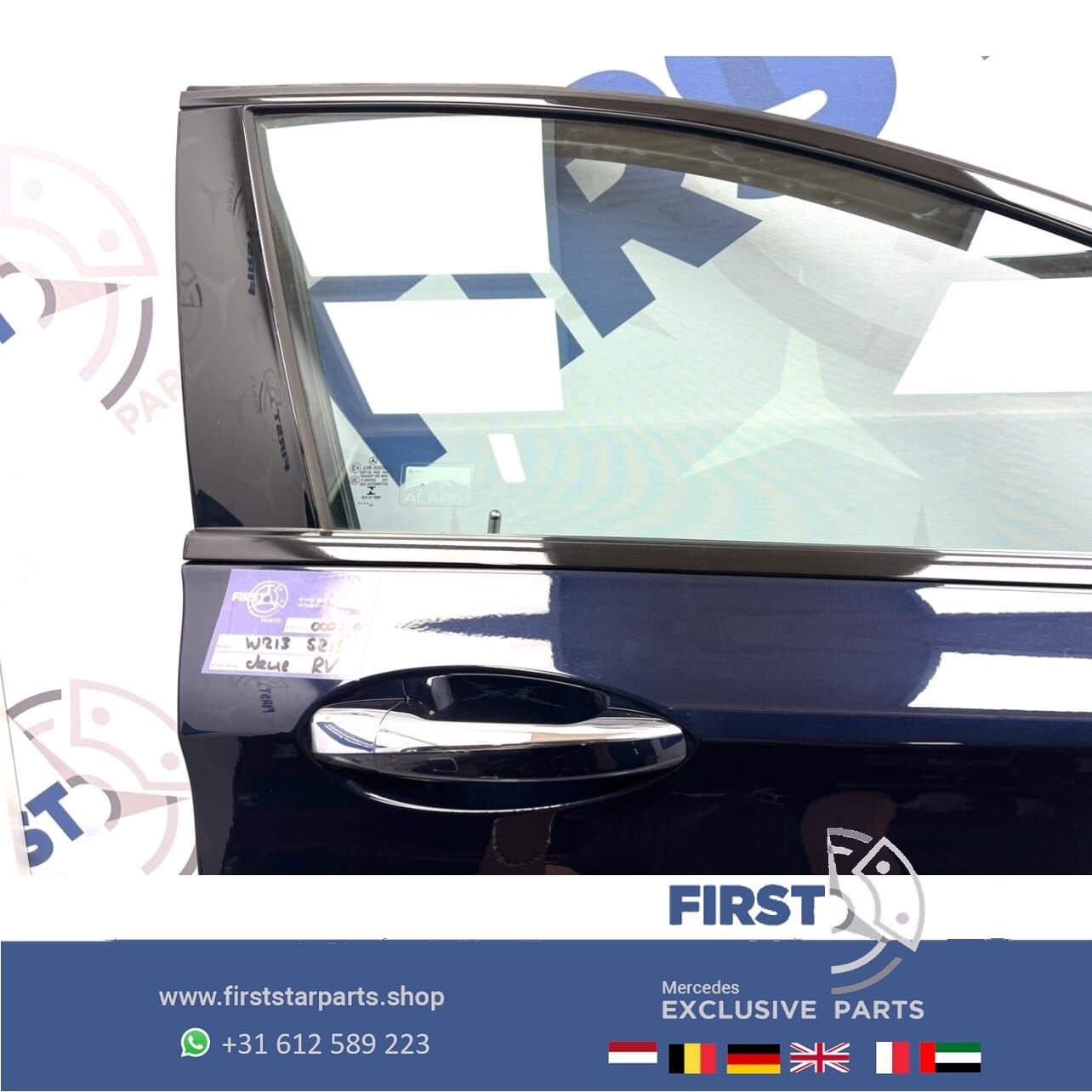 W213 S213 E KLASSE DEUR RECHTS VOOR PORTIER COMPLEET RECHTS, Utilisé, Droite, Porte, -
