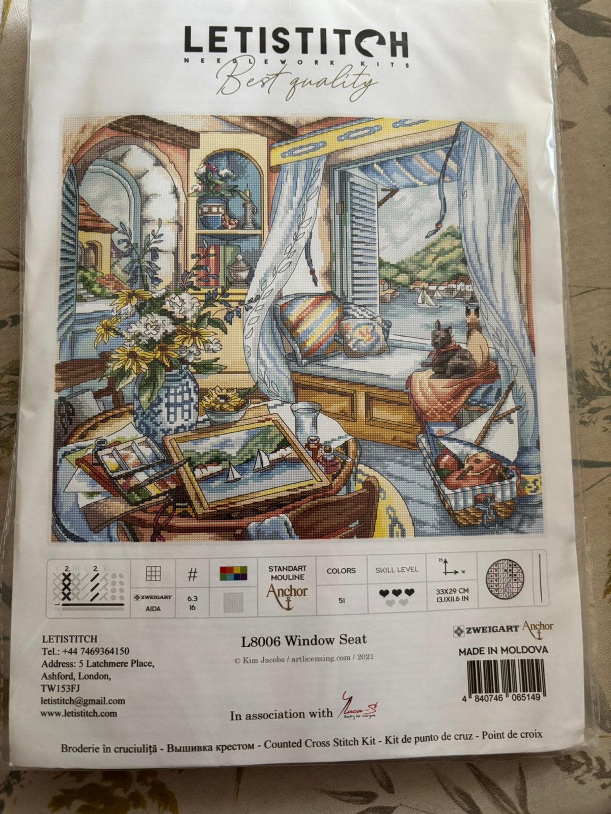 Kruissteekpakket 23, Hobby en Vrije tijd, Borduren en Borduurmachines, Ophalen of Verzenden, Nieuw