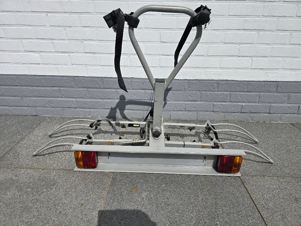 Fietsendrager, Ophalen, 2 fietsen, Zo goed als nieuw, Trekhaakdrager