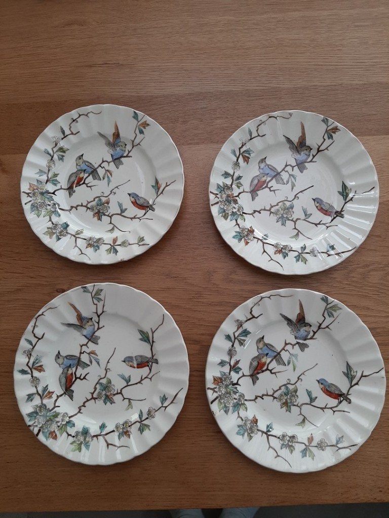 4 ANTIEKEN BORDJES 1903, Antiek en Kunst, Ophalen