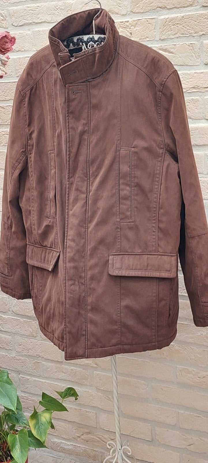 jas maat 56 Charles vogele, Enlèvement ou Envoi, Taille 56/58 (XL), Comme neuf, Brun