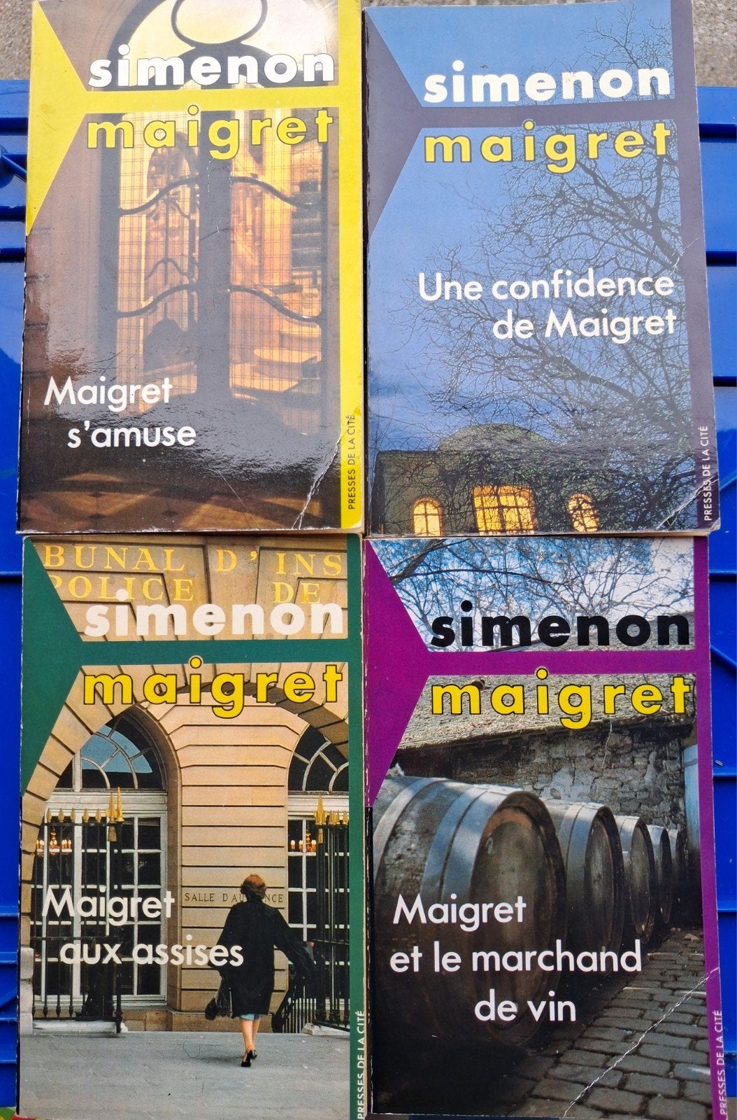 Set van 4 boeken van Simenon, Ophalen, Gelezen