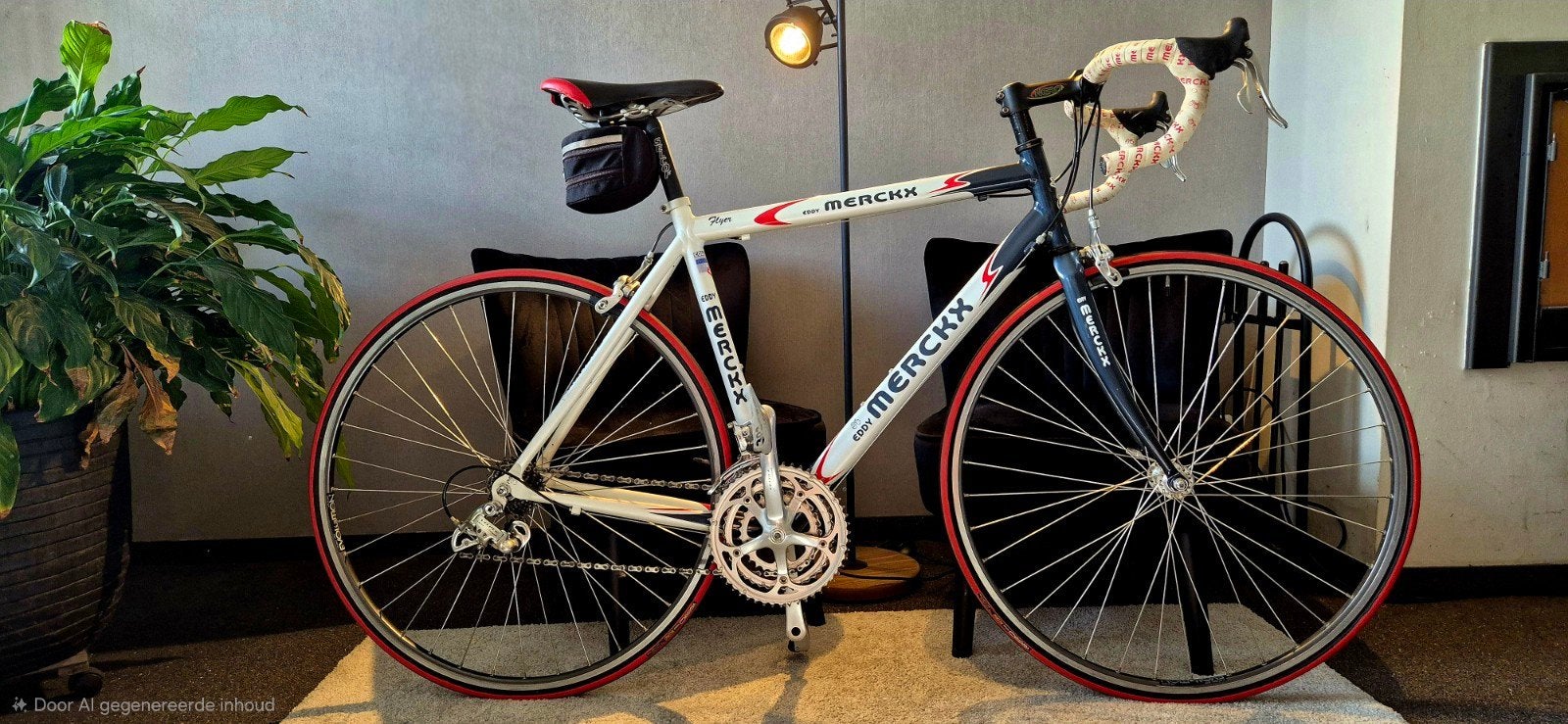 Koersfiets Eddy Merckx Flyer, Ophalen, 28 inch, Velgrem, Aluminium