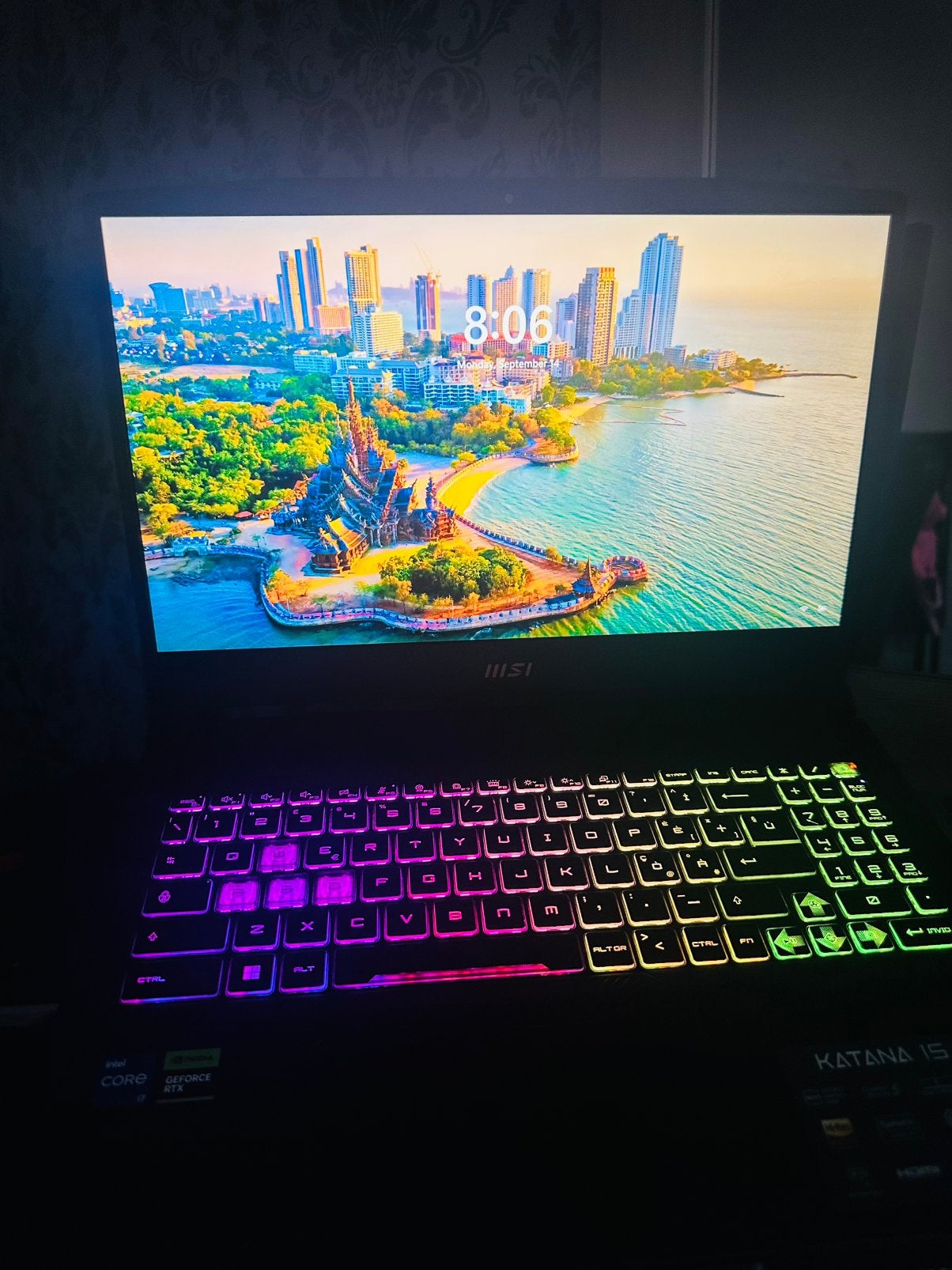MSI Katana rtx 4060, Qwerty, Comme neuf, Enlèvement, Gaming