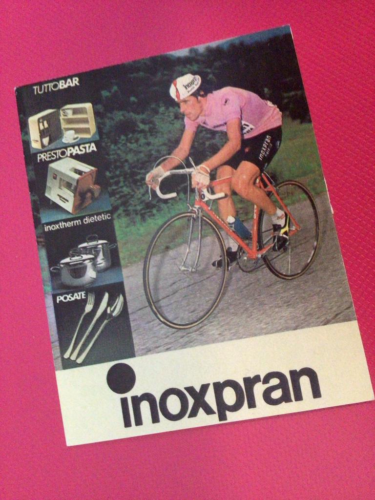 wielerkaart 1981 giro team inoxpran giovanni battaglin, Envoi, Comme neuf