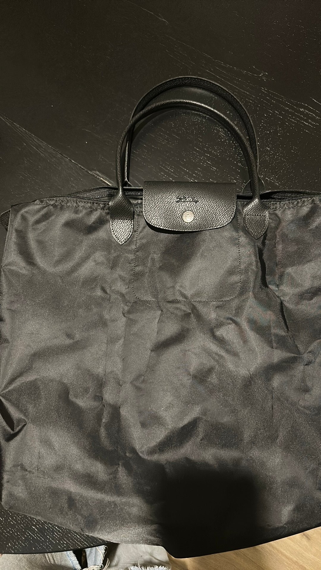 Longchamp heel gezellig, Enlèvement, Comme neuf, Noir