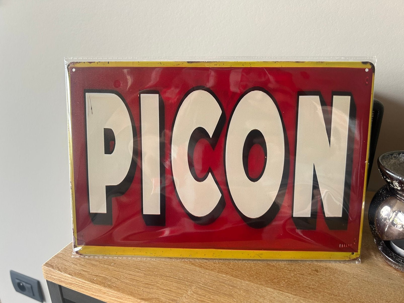 Reclamebord Picon, Ophalen, Zo goed als nieuw, Reclamebord