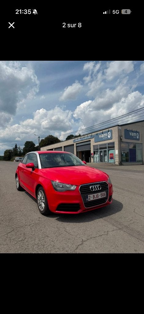 Audi a1, Autos, Audi, Particulier, A1, Diesel, Euro 4, 3 portes, Boîte manuelle, Rouge, Enlèvement