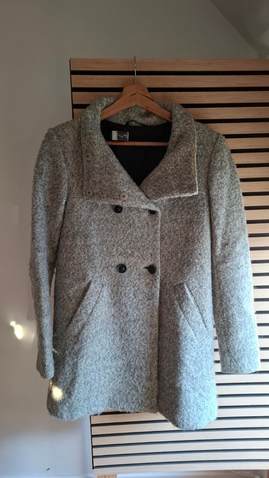 Grijze mantel Only, Ophalen, Only, Zo goed als nieuw, Maat 36 (S)