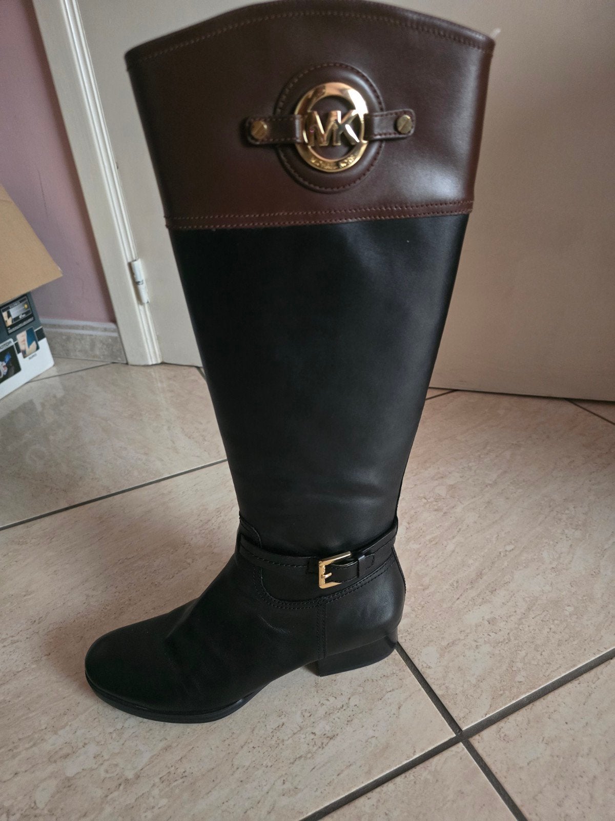 Bottes cuir Michael Kors taille 39, Enlèvement