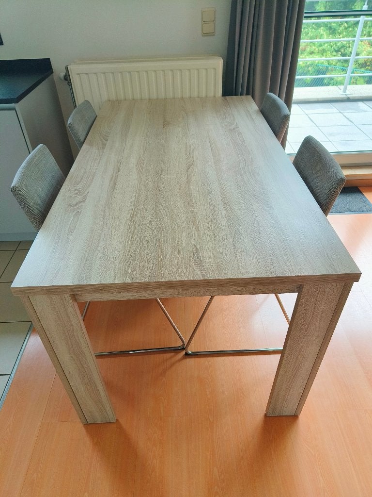 Eetkamerset, Ophalen, Gebruikt, 4 tot 6 stoelen