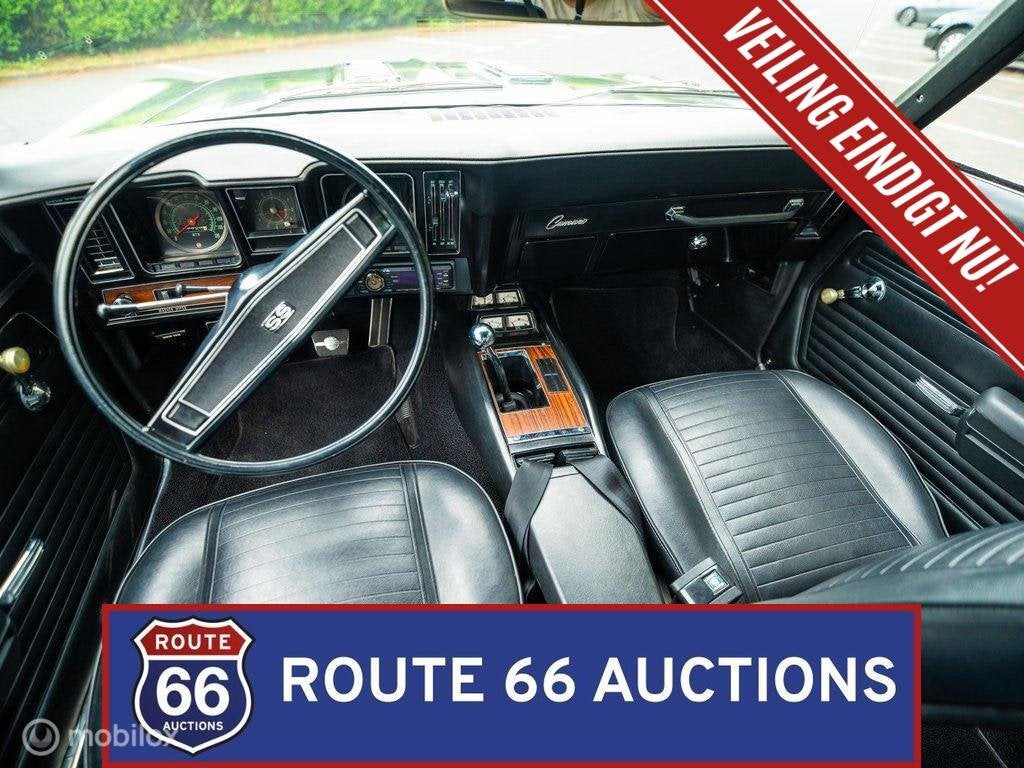 Chevrolet Camaro SS 396 | 1969 | Route 66 Auctions, Achat, Entreprise, Chevrolet, Boîte manuelle