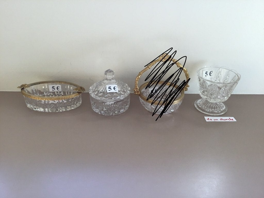 10 tal mooie decoratieve schaaltjes aan 5 euro, Antiek en Kunst, Ophalen of Verzenden