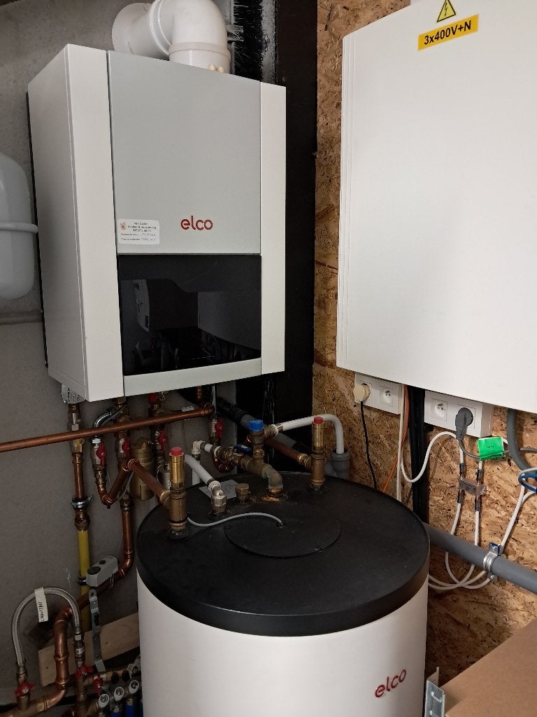 Gasketel Elco met boiler, Bricolage & Construction, Enlèvement, 3 à 5 ans, Gaz naturel, Boiler