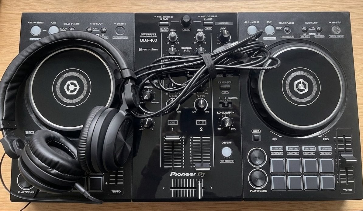 Pioneer DDJ-400 DJ Controller - Als Nieuw + Koptelefoon, Muziek en Instrumenten, Ophalen, Zo goed als nieuw, Pioneer