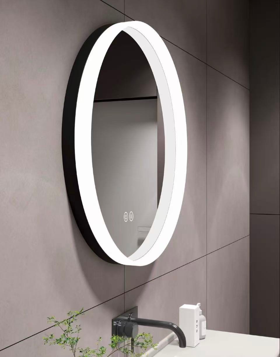 Miroir led 80 cm, Maison & Meubles, Neuf, Enlèvement ou Envoi, Moins de 100 cm, Ovale