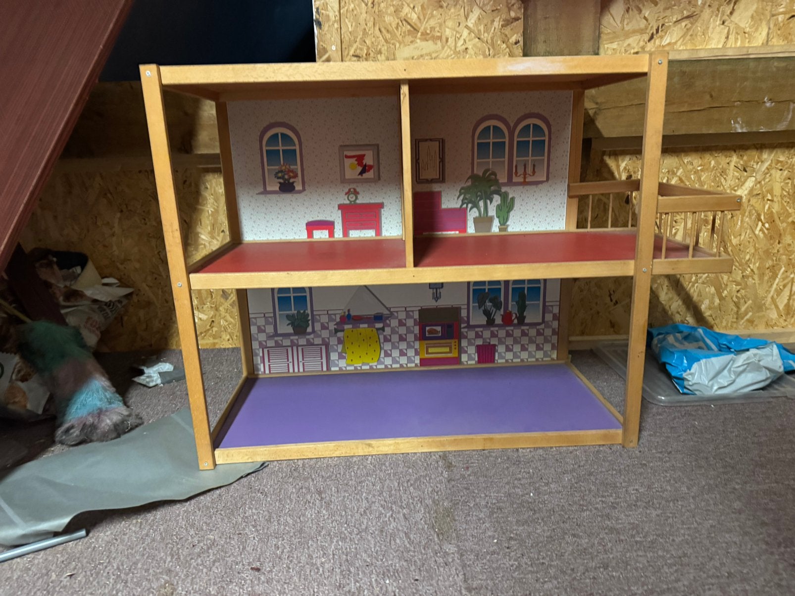 Poppenhuis, Kinderen en Baby's, Speelgoed | Poppenhuizen, Ophalen, Zo goed als nieuw, Poppenhuis