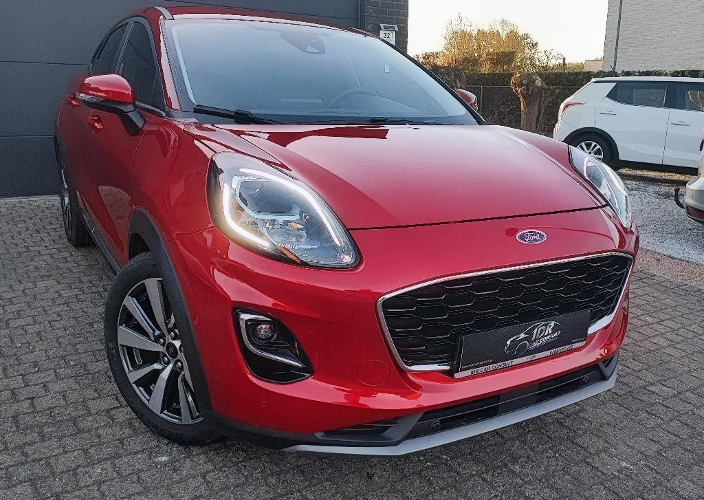 FORD Puma 1.0Hybrid Titanium X *veel opties* +2 JR WAARBORG, Voorwielaandrijving, Puma, Leder en Stof, 5 deurs