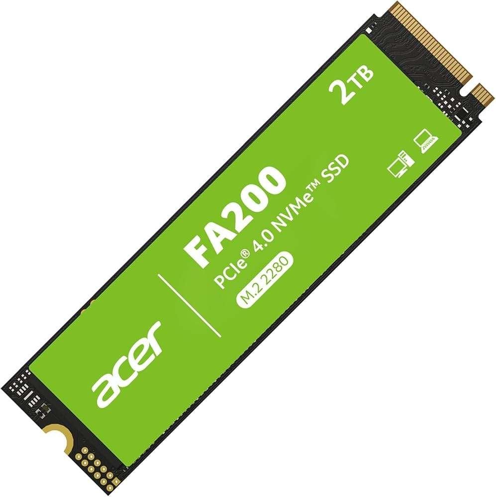 promo -- Acer FA200 2 To – SSD NVMe M.2 PCIe 4.0, Informatique & Logiciels, Enlèvement ou Envoi, Neuf, SSD
