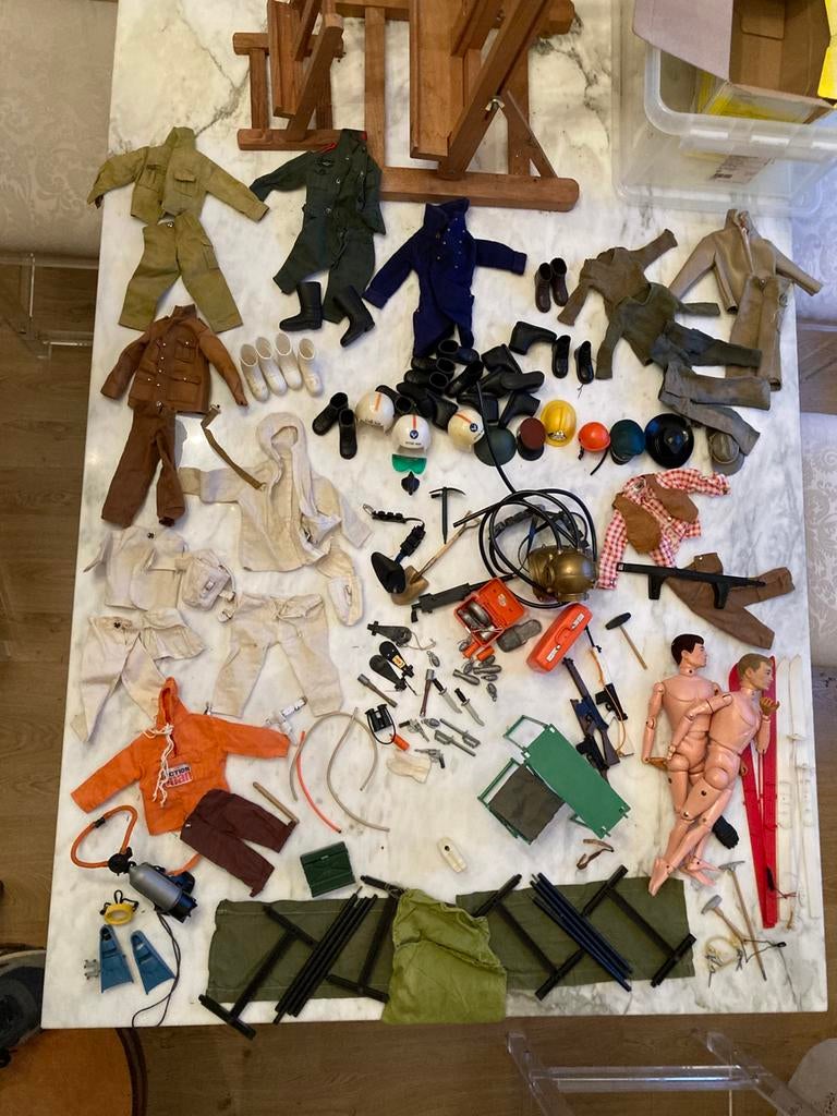 Action Man (2) + diverse accessoires, Kinderen en Baby's, Speelgoed | Actiefiguren, Gebruikt, Ophalen