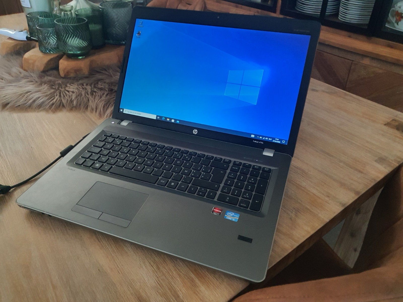 hp probook i5 ssd 512gb win10 17inch, Informatique & Logiciels, Ordinateurs Vintage, Enlèvement