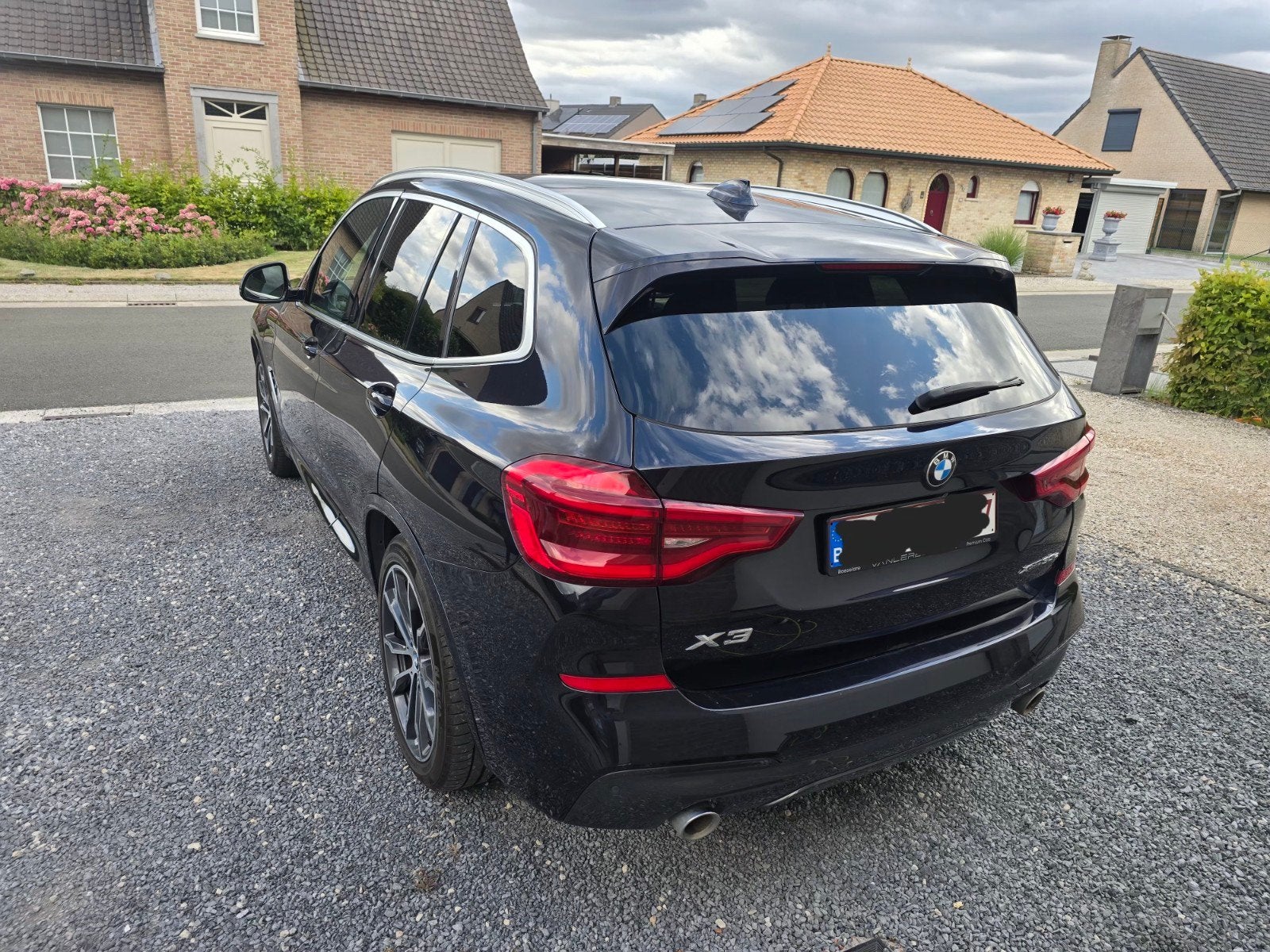 BMW X3 xDrive30e M-Sport – 24.950€ - Panoramadak – 20" M – F, Auto's, Automaat, Zwart, Blauw, Leder