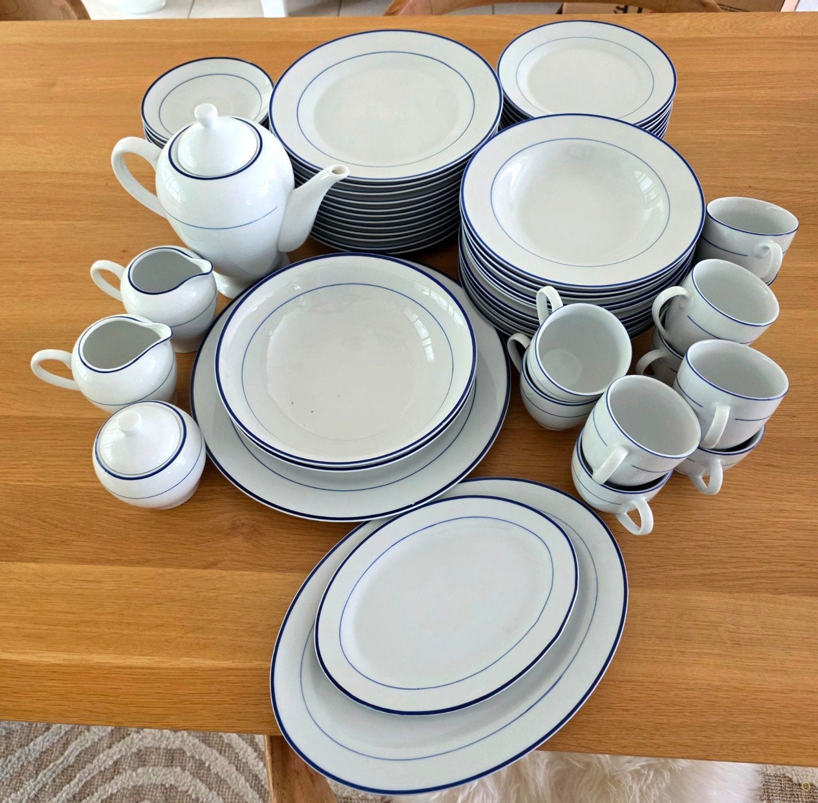 eetservies, Ophalen