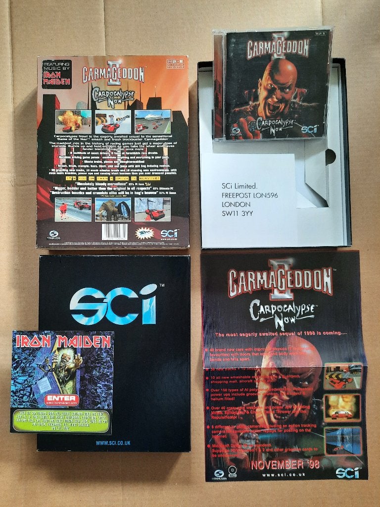 Carmageddon 2 - PC Big box (rare), Games en Spelcomputers, Gebruikt, 1 speler, Racen en Vliegen, Eén computer