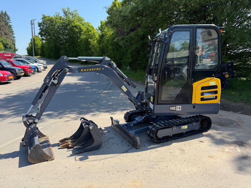 Minipelle Eurotrac HE18 occasion, Ophalen, Graafmachine