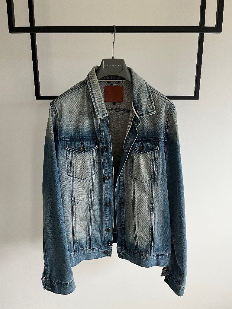 Stoere jeansjas, Kleding | Heren, Ophalen of Verzenden, Gedragen, Revelation, Maat 48/50 (M)