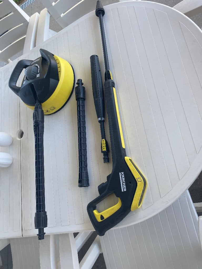 Karcher T-Racer terrasreiniger + spuitpistool, Tuin en Terras, Ophalen of Verzenden, Zo goed als nieuw, KARCHER