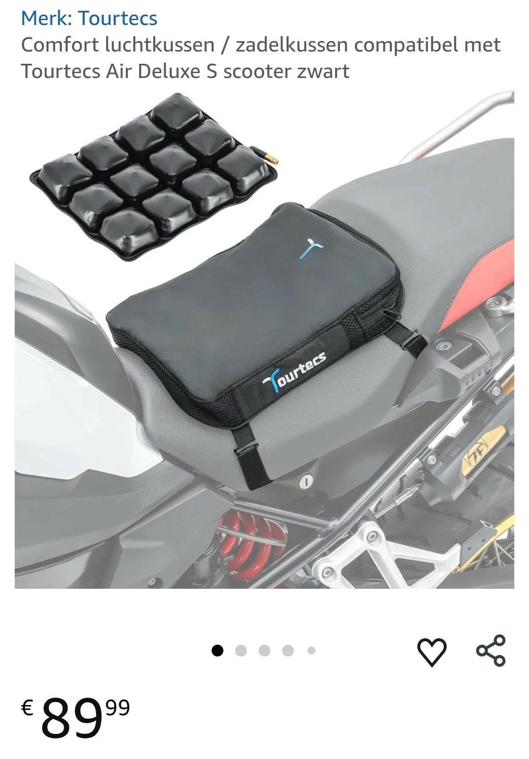 Luchtkussen kussen lange afstanden motor of scooter, Motoren, Ophalen