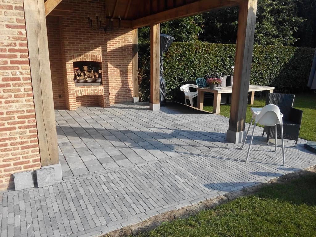 Blauwe steen
Hanoi terrastegel 20x20, Ophalen, Hardsteen