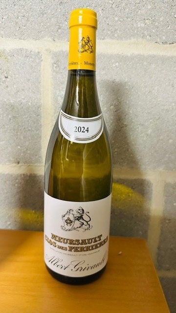 Albert Grivault meursault clos des perrieres 2024 1er cru, Collections, Vins, Neuf, Pleine, Vin blanc, Enlèvement