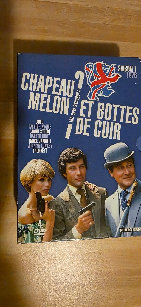 Chapeau melon et bottes de cuir saison 1 1976 4 DVD, Action et Aventure, Coffret, Comme neuf, Enlèvement