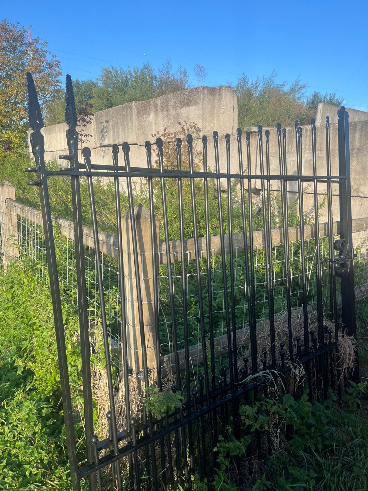 Poort hekwerk, Ophalen, Gebruikt