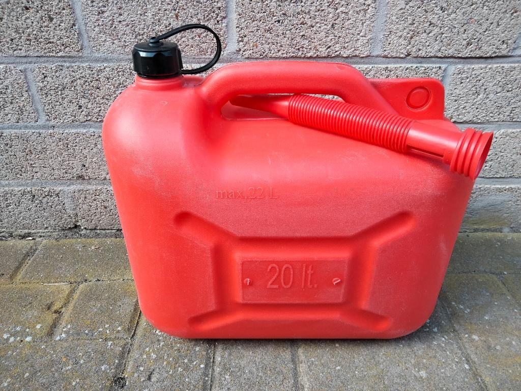 Jerrycan 20L, Ophalen, Gebruikt