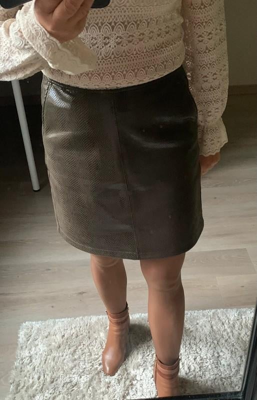 Jagersgroen blinkend rokje Esqualo, Kleding | Dames, Maat 38/40 (M), Esqualo, Ophalen of Verzenden, Zo goed als nieuw