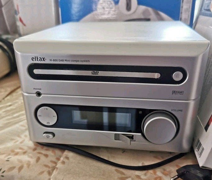 Eltax M-800 DAB Mini Compo Systeem, Audio, Tv en Foto, Radio's, Ophalen, Gebruikt, Radio, Met cd-speler