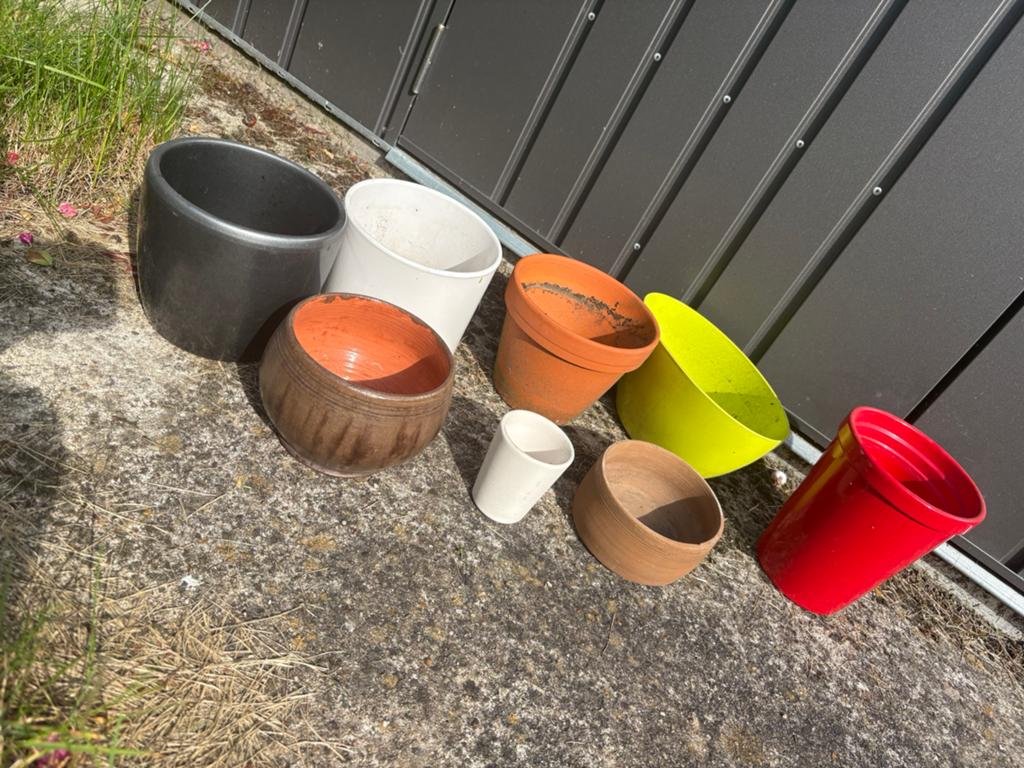 Bloempotten, Tuin en Terras, Bloempotten, Ophalen, Zo goed als nieuw
