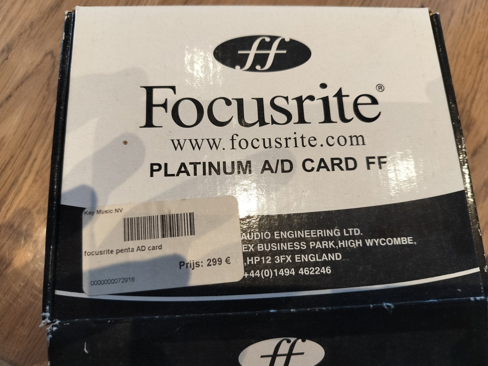 focusrite platinum A/D card ff, Musique & Instruments, Enlèvement ou Envoi, Neuf