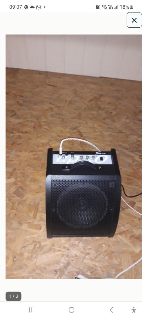 Amplificateur batterie (comme neuf), Enlèvement, Comme neuf