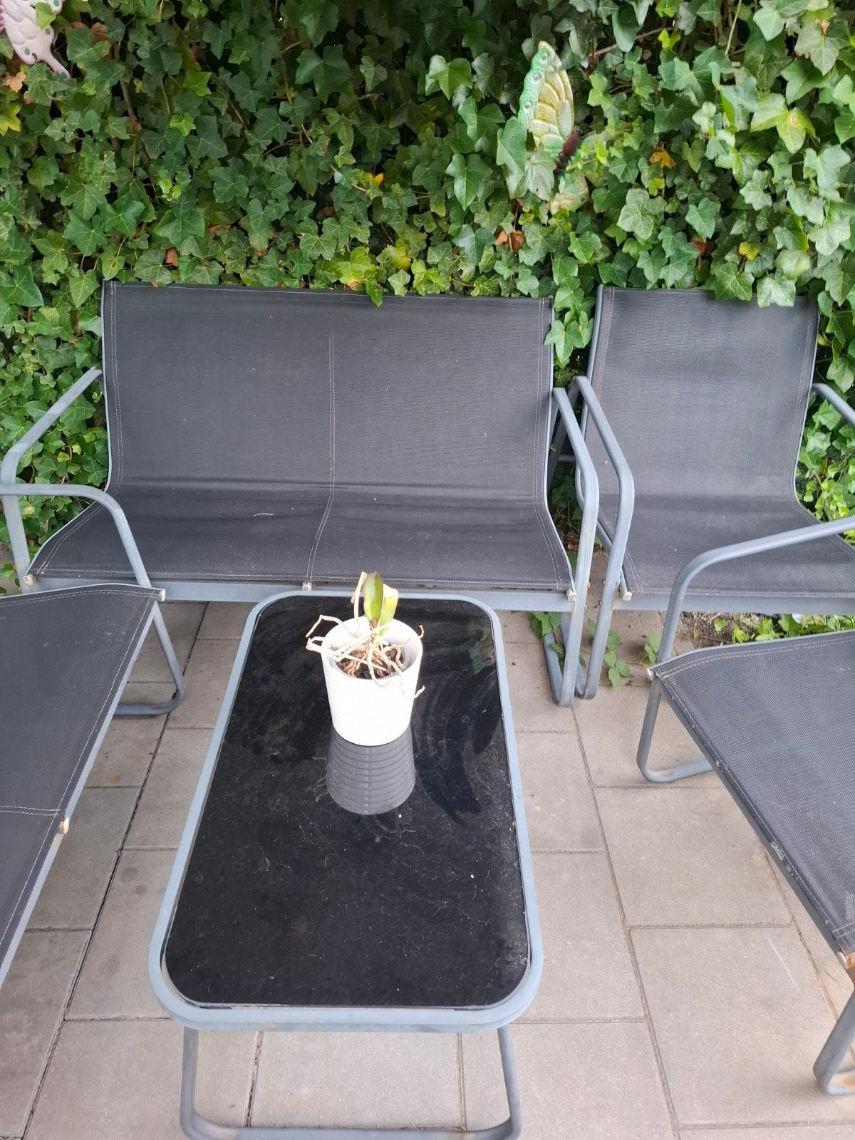 Mobilier de jardin en parfait état, avec une autre chaise, Jardin & Terrasse, Enlèvement, Chaise, Salons de jardin