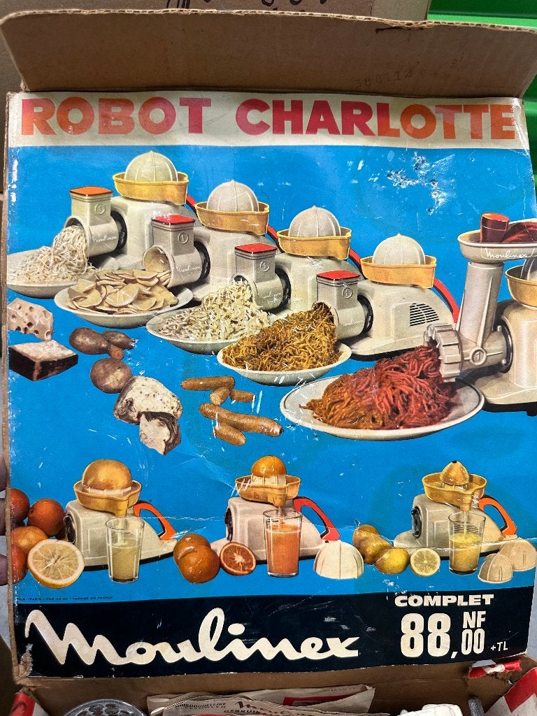 vintage Moulinex Robot Charlotte, Antiquités & Art, Enlèvement